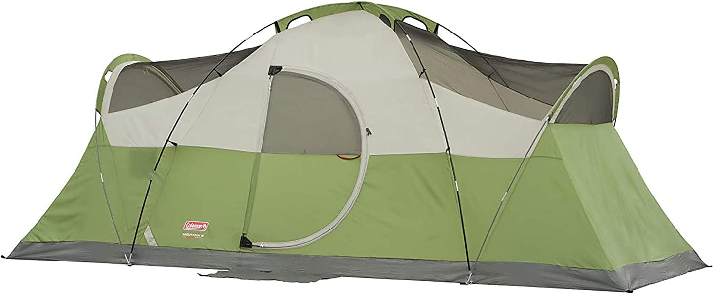Coleman 8-Person Tent for Camping | Montana Tent with Easy Setup, Green