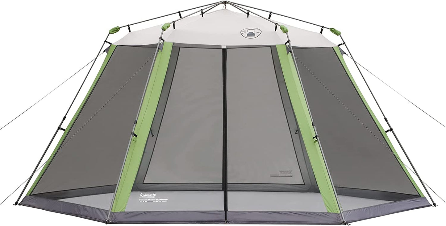 Coleman Screened Canopy Tent, 15 x 13 Shade Tent, Screened in Canopy Sun Shelter with Instant Setup