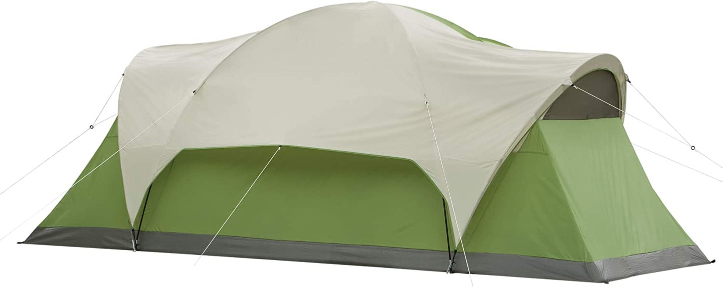 Coleman 8-Person Tent for Camping | Montana Tent with Easy Setup, Green