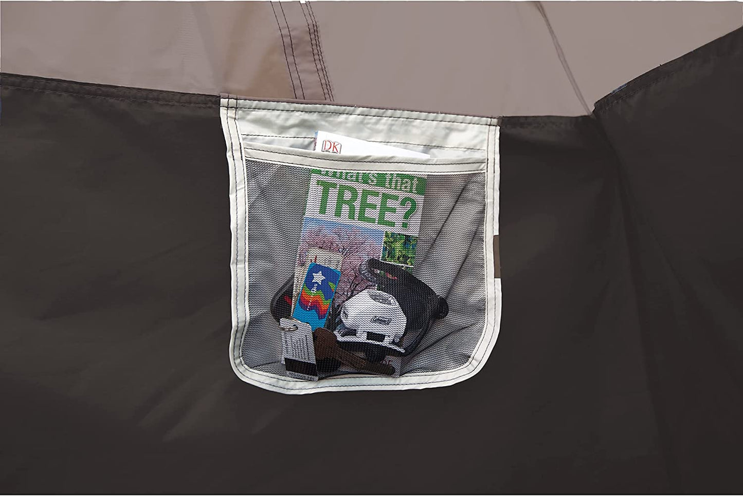 Coleman Camping Tent | 6 Person Cabin Tent with Instant Setup , Brown/Black