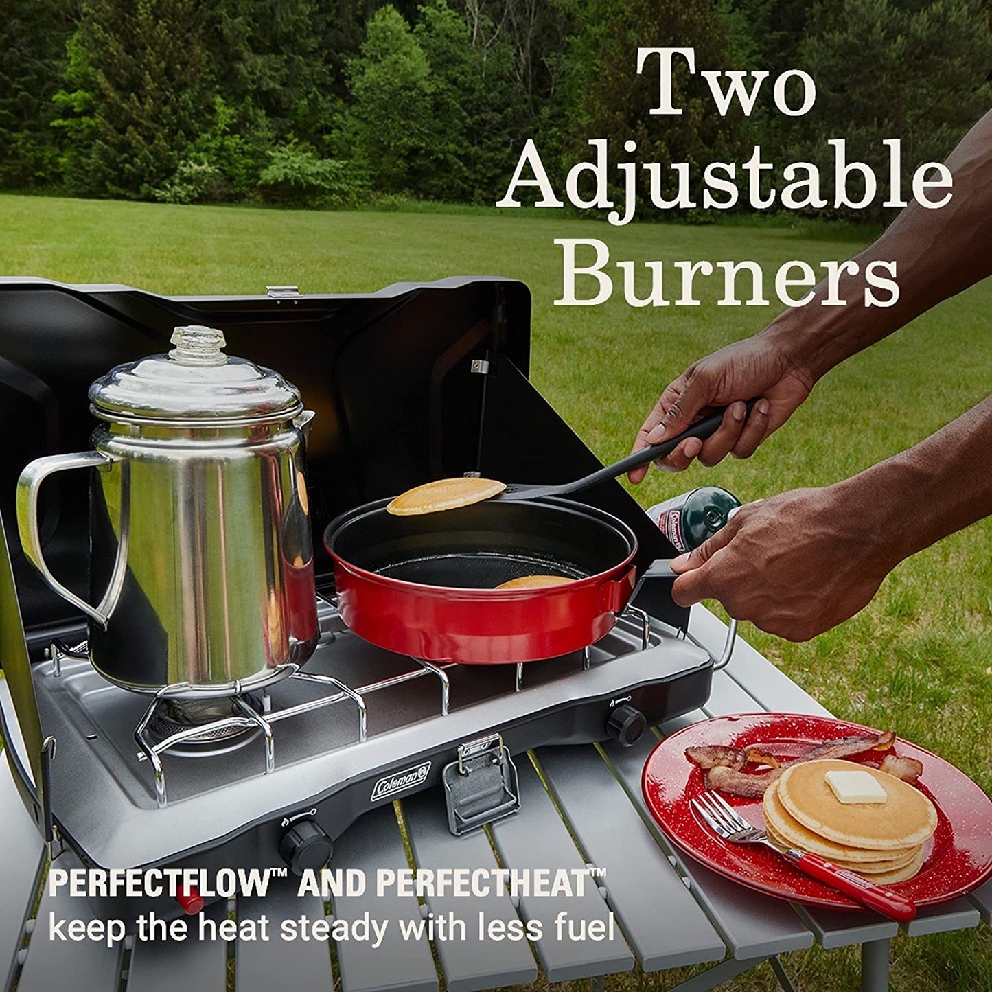 Coleman Triton 2 Burner Propane Gas Camping Stove